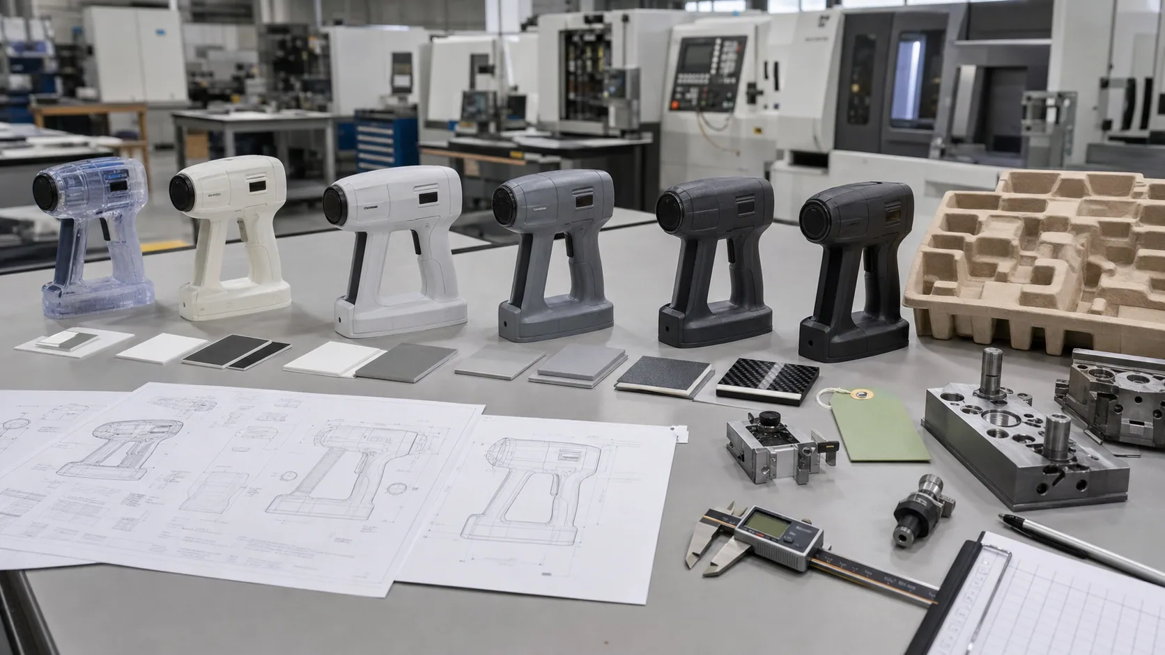 Custom OEM samples, technical drawings and tooling reviewed with a Chinese supplier